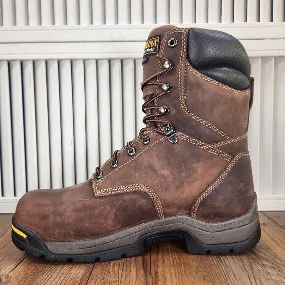 Carolina 8" Waterproof Insulated Broad Comp Toe Work Boots CA8521 Mens Sz 9.5 EE - Picture 7 of 12